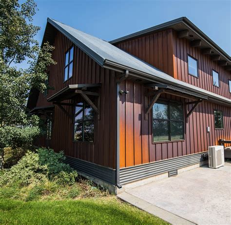 houses with metal.exterior|metal siding for residential homes.